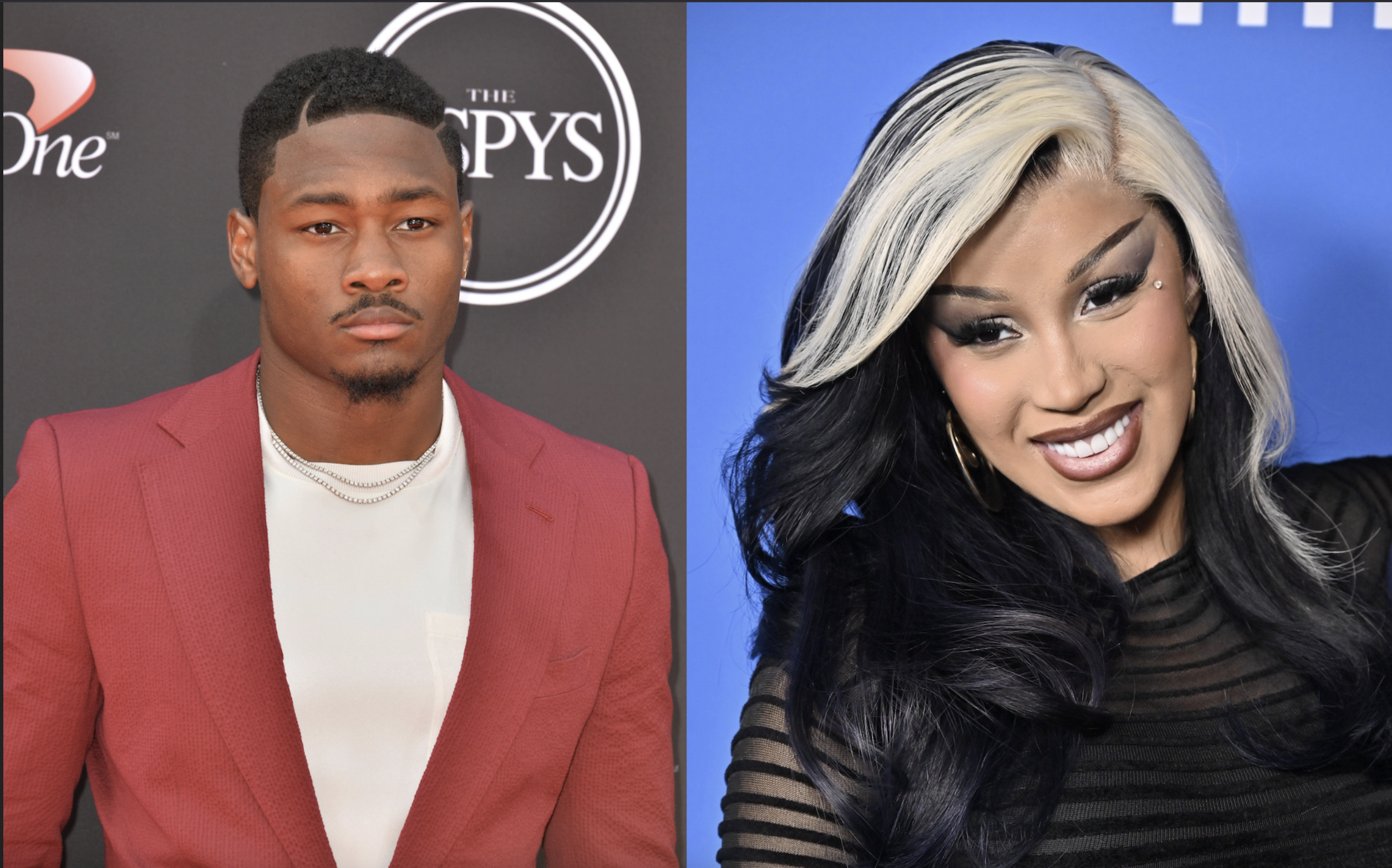 Stefon Diggs and Cardi B