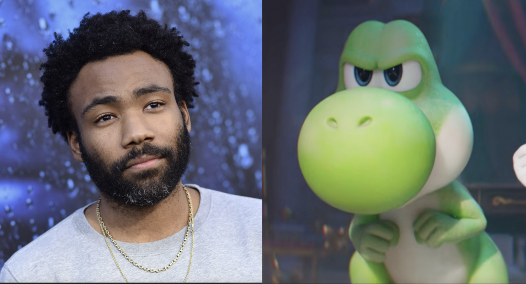 Donald Glover and Yoshi