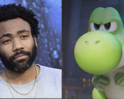 Donald Glover and Yoshi
