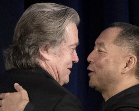 Steve Bannon and Miles Guo