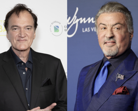 Quentin Tarantino and Sylvester Stallone
