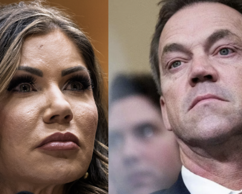 Kristi Noem and Byron Noem