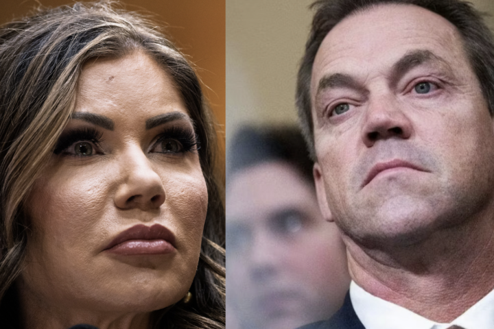 Kristi Noem and Byron Noem