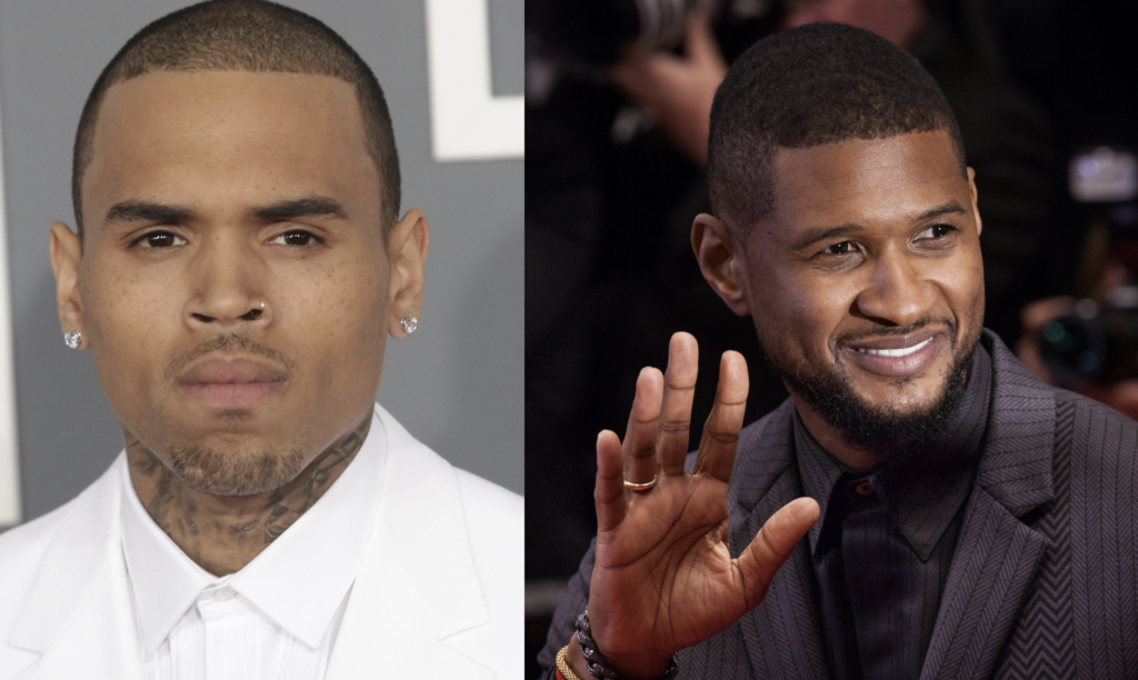 Chris Brown and Usher