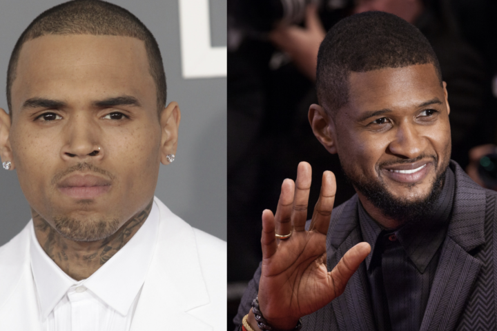 Chris Brown and Usher