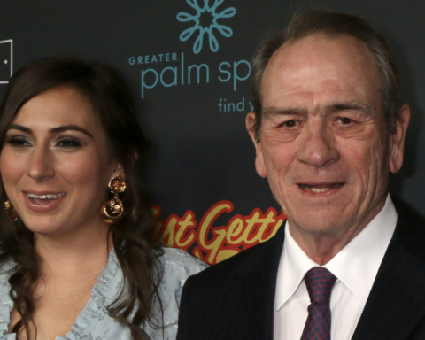 Tommy Lee Jones and Victoria Jones