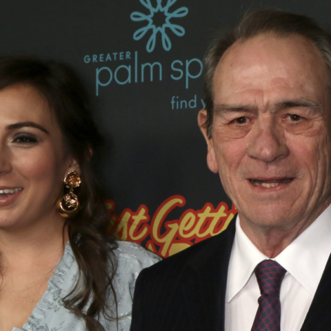 Tommy Lee Jones and Victoria Jones