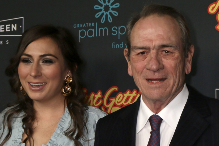 Tommy Lee Jones and Victoria Jones