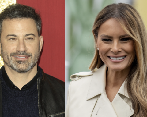 Jimmy Kimmel and Melania Trump