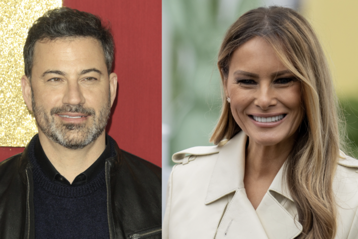 Jimmy Kimmel and Melania Trump