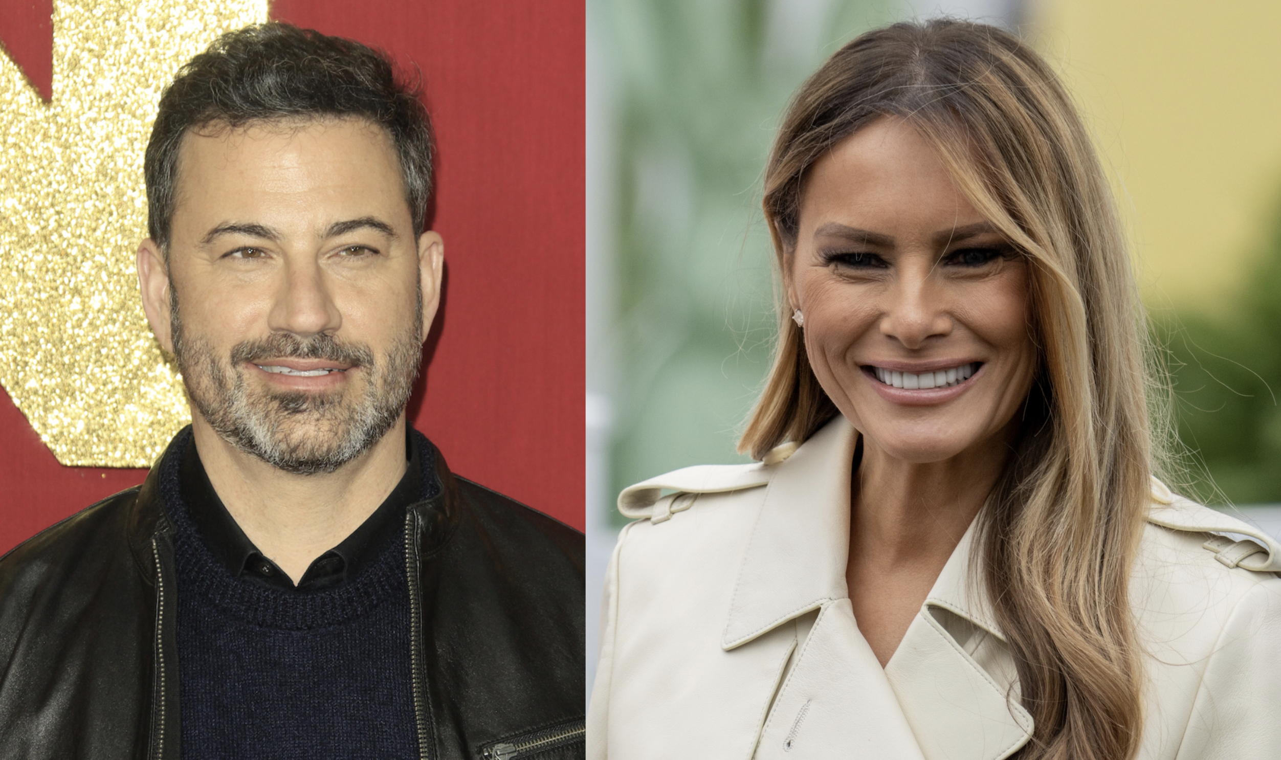 Jimmy Kimmel and Melania Trump