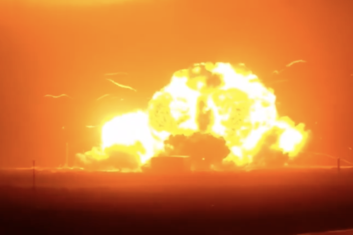 Blue Origins Explosion